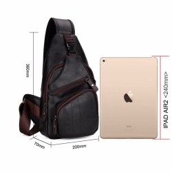 Moda saco de ombro POLO - mochila de couro