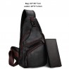 Moda saco de ombro POLO - mochila de couro