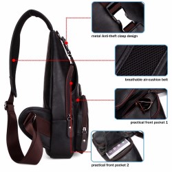 Moda saco de ombro POLO - mochila de couro