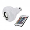 Lâmpada LED RGB inteligente com alto-falante Bluetooth sem fio - controle remoto