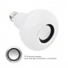 Lâmpada LED RGB inteligente com alto-falante Bluetooth sem fio - controle remoto