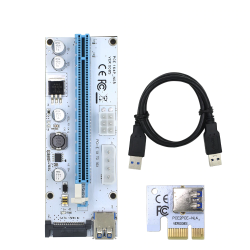 3 em 1 Molex 4pin SATA 6pin PCI expresso PCIE PCI-E cartão de riser