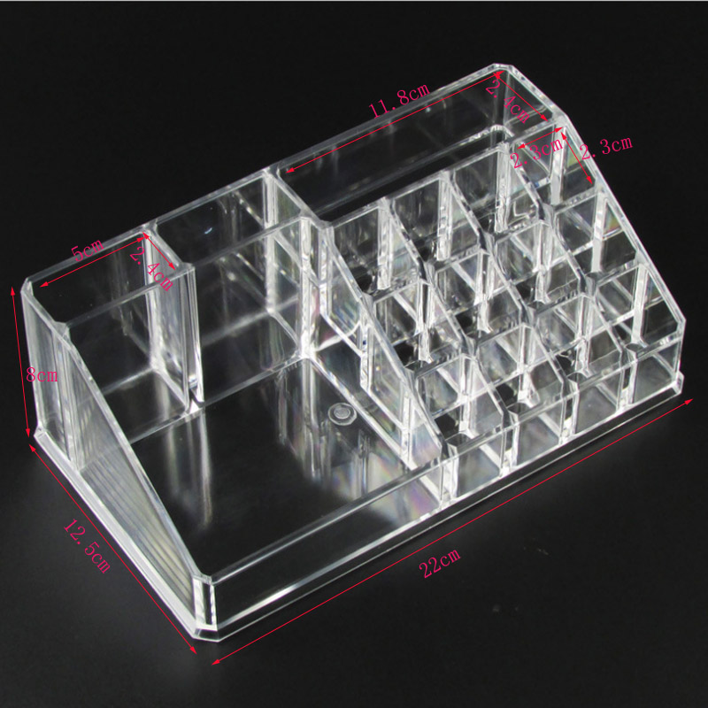 Acrylic transparent makeup organizer - storage boxMake-Up