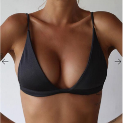 Sexy biquíni sutiã com empurrar para cima
