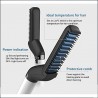 Tudo em um - pente & alisador & cabelo curling ferro para homens