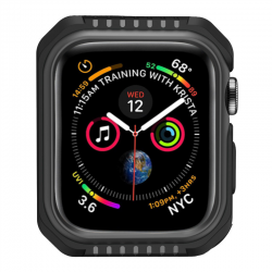 Caso de armadura de silicone e duro para Apple Watch 1-2-3-4-5