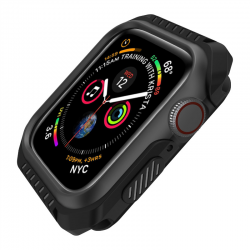 Caso de armadura de silicone e duro para Apple Watch 1-2-3-4-5