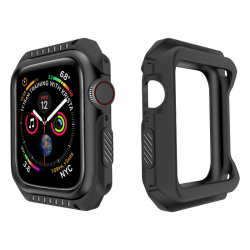 Caso de armadura de silicone e duro para Apple Watch 1-2-3-4-5