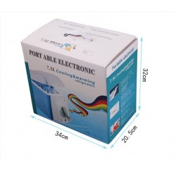 12V 75L mini - refrigerador de uso duplo portátil & mais quente - refrigerador de carro multifunções