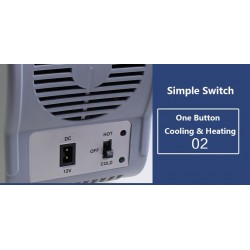 12V 75L mini - refrigerador de uso duplo portátil & mais quente - refrigerador de carro multifunções