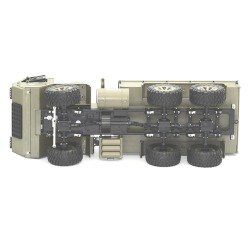 FY004A 1/16 2.4G 6WD RC car - proportional control - US army military truck with 2 batteries - RTR ModelCars