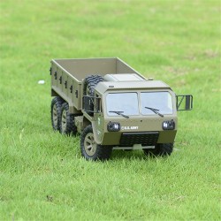 FY004A 1/16 2.4G 6WD RC car - proportional control - US army military truck with 2 batteries - RTR ModelCars