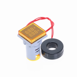 AC 60-500V 0-100A - LED voltmeter square digital dual display - voltage gauge - measurement meterDiagnosis