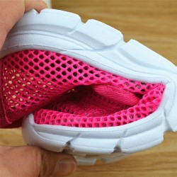Macio sapatos de malha respirável