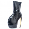 Sexy - design único - botas de plataforma curvo com 18 centímetros de tamanho do salto fino 36-46