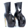 Sexy - design único - botas de plataforma curvo com 18 centímetros de tamanho do salto fino 36-46