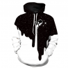 3D Christmas Halloween Skull print - hoodie - unisexHoodies & Sweatshirt