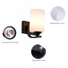 E27 LED base - wall lamp with single and double headE27