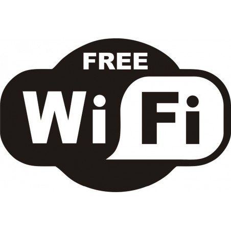 Wi-Fi gratuito - autocolante