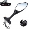 Motorcycle rearview mirrors - Led turn signals lights for Kawasaki 2 pcsMirrors