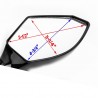 Motorcycle rearview mirrors - Led turn signals lights for Kawasaki 2 pcsMirrors