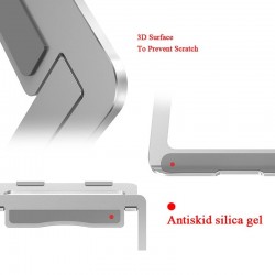 Dobrável - suporte de alumínio ajustável para laptop & tablet