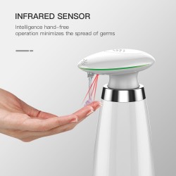 Dispensador automático de sabão sem toque com sensor infravermelho 350ml