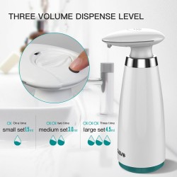 Dispensador automático de sabão sem toque com sensor infravermelho 350ml