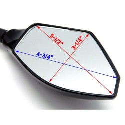 Motorcycle mirrors - Led turn signal indicators 2 pcsMirrors
