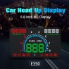 GEYIREN E350 OBD2 II HUD 5.8 tela de polegada - alarme de excesso de velocidade e consumo de combustível - exposição do carro