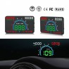 GEYIREN E350 OBD2 II HUD 5.8 tela de polegada - alarme de excesso de velocidade e consumo de combustível - exposição do carro