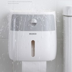 Dispensador de papel higiénico com gaveta - impermeável