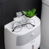 Dispensador de papel higiénico com gaveta - impermeável