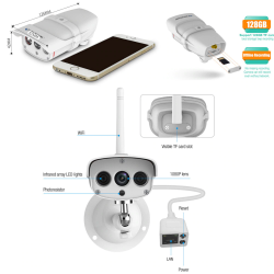 VStarcam C16S 1080p WiFi IP waterproof security cameraSecurity cameras