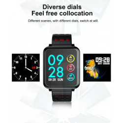 Q8 IP67 impermeável monitor de frequência cardíaca bluetooth & pedometer - smartwatch