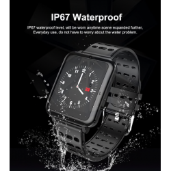 Q8 IP67 impermeável monitor de frequência cardíaca bluetooth & pedometer - smartwatch
