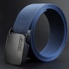 Adjustable nylon belt with automatic buckleBelts