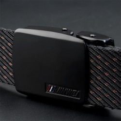 Adjustable nylon belt with automatic buckleBelts
