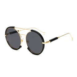 Oval vintage vaporpunk óculos de sol