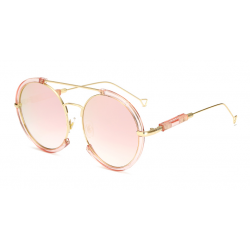 Oval vintage vaporpunk óculos de sol