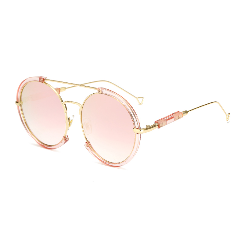 Oval vintage vaporpunk óculos de sol