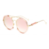 Oval vintage vaporpunk óculos de sol
