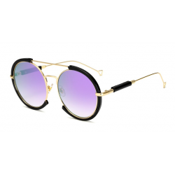 Oval vintage vaporpunk óculos de sol