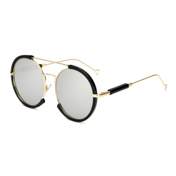 Oval vintage vaporpunk óculos de sol