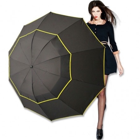 Grande guarda-chuva à prova de vento 130 cm