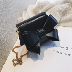 Small elegant bag with bow & chainBags