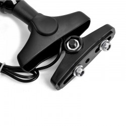 Espelhos retrovisores da motocicleta - luzes de sinais de volta conduzidas para Kawasaki 2 pcs