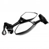 Motorcycle rearview mirrors - Led turn signals lights for Kawasaki 2 pcsMirrors