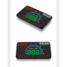 GEYIREN E350 OBD2 II HUD 5.8 tela de polegada - alarme de excesso de velocidade e consumo de combustível - exposição do carro