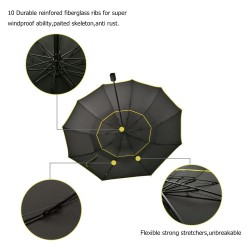 Grande guarda-chuva à prova de vento 130 cm